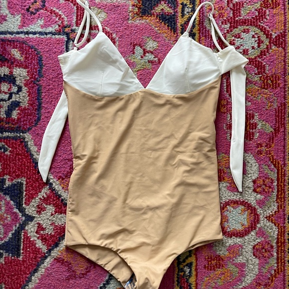 Citrine Open Back Bathing Suit - Picture 1 of 2